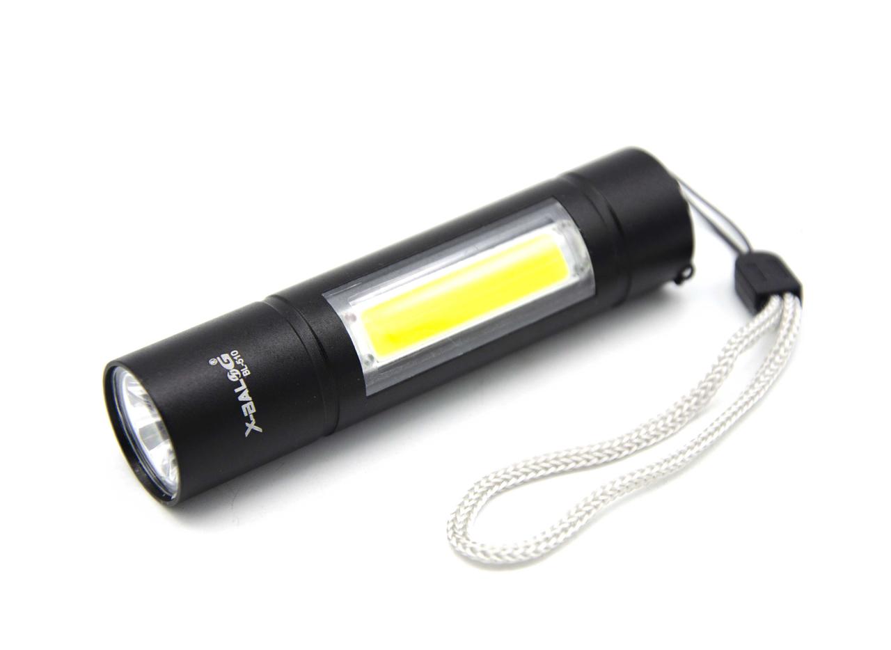 Ліхтар ручний акумуляторний Police BL-510 XPE+COB 1x18650 microUSB Black (7_00833), фото 1
