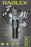 Ліхтар ручний акумуляторний Rablex RB901 XHP50 LED Zoom Type-C Black (7_00834), фото 3