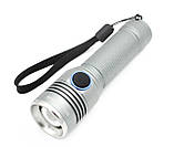 Ліхтар ручний акумуляторний Police BL-S18 T6 Zoom 1x18650 microUSB Grey (7_00845), фото 2