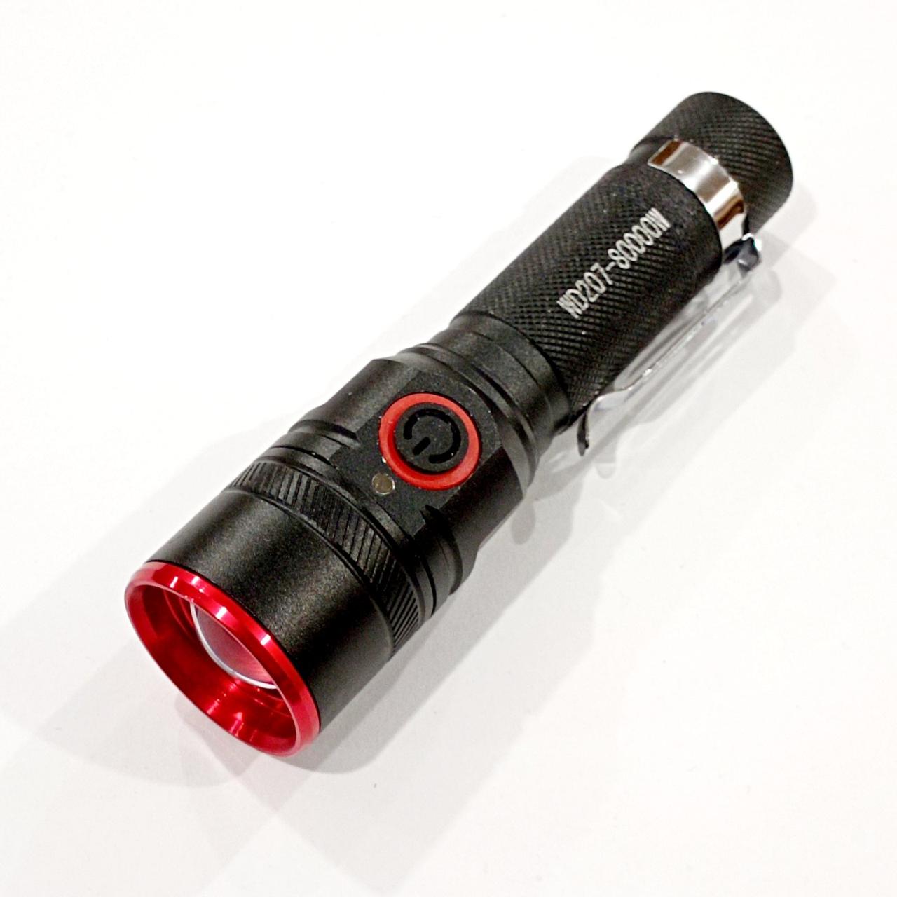 Ліхтар ручний акумуляторний Police BL-736A T6 Zoom 1x18650 USB Black (7_00852), фото 1