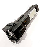 Ліхтар ручний акумуляторний Police BL-S007 XPE COB з магнітом microUSB Black (7_00865), фото 4