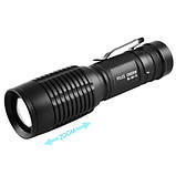 Ліхтар ручний акумуляторний Police BL-T1861 1х Cree XM-L T6 Zoom 1x18650 ЗУ Black (7_00883), фото 2