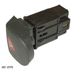 Кнопка аварійної сигналізації на Renault Kangoo 1997->2008 A&D (Польща) AD1575