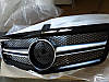 Решітка радіатора Mercedes W212 (09-13) тюнінг стиль AMG (чорний глянець), фото 6