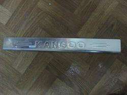 Накладки на пороги (нерж.) - Renault Kangoo (1998-2008)
