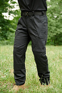 Тактичні армійські, повсякденні, робочі карго штани Sokil COMBAT 7, ріп-стоп, колір чорний