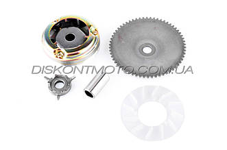 Варіатор передній 4T 139QMB GY6 50 (палець, щека, храповик, крильчатка) DONGXIN