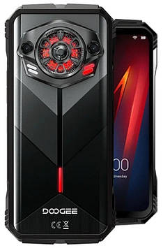 Смартфон Doogee S Punk Black 6/256GB 10800mAh NFC IP68, IP69 та MIL-STD-810H