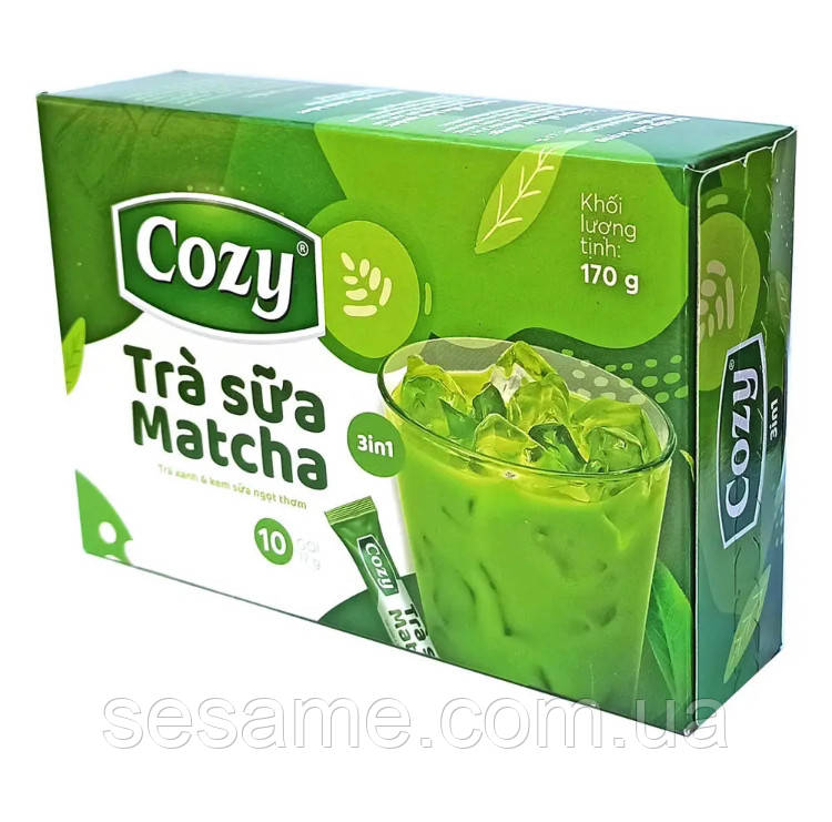 Матча чай з молоком у стиках Ajinomoto Blandy Tra Matcha 170g (В'єтнам-Японія)
