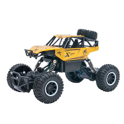 Автомобіль OFF-ROAD CRAWLER з р/к - ROCK SPORT (золотий, акум. 3,6V, метал. корпус, 1:20), фото 1