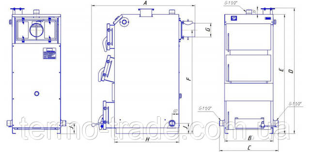 котлофф геометрические размеры