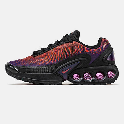 Кросівки Nike Air Max DN All Day Red Black Purple / Найк Аїр Макс ДН Олл Дей Червоні з Чорним та Фіолетовим, фото 1