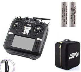 FPV пульт RadioMaster TX16S MKII ELRS + чохол + 2акб RadioMaster 3200mah + ремінець