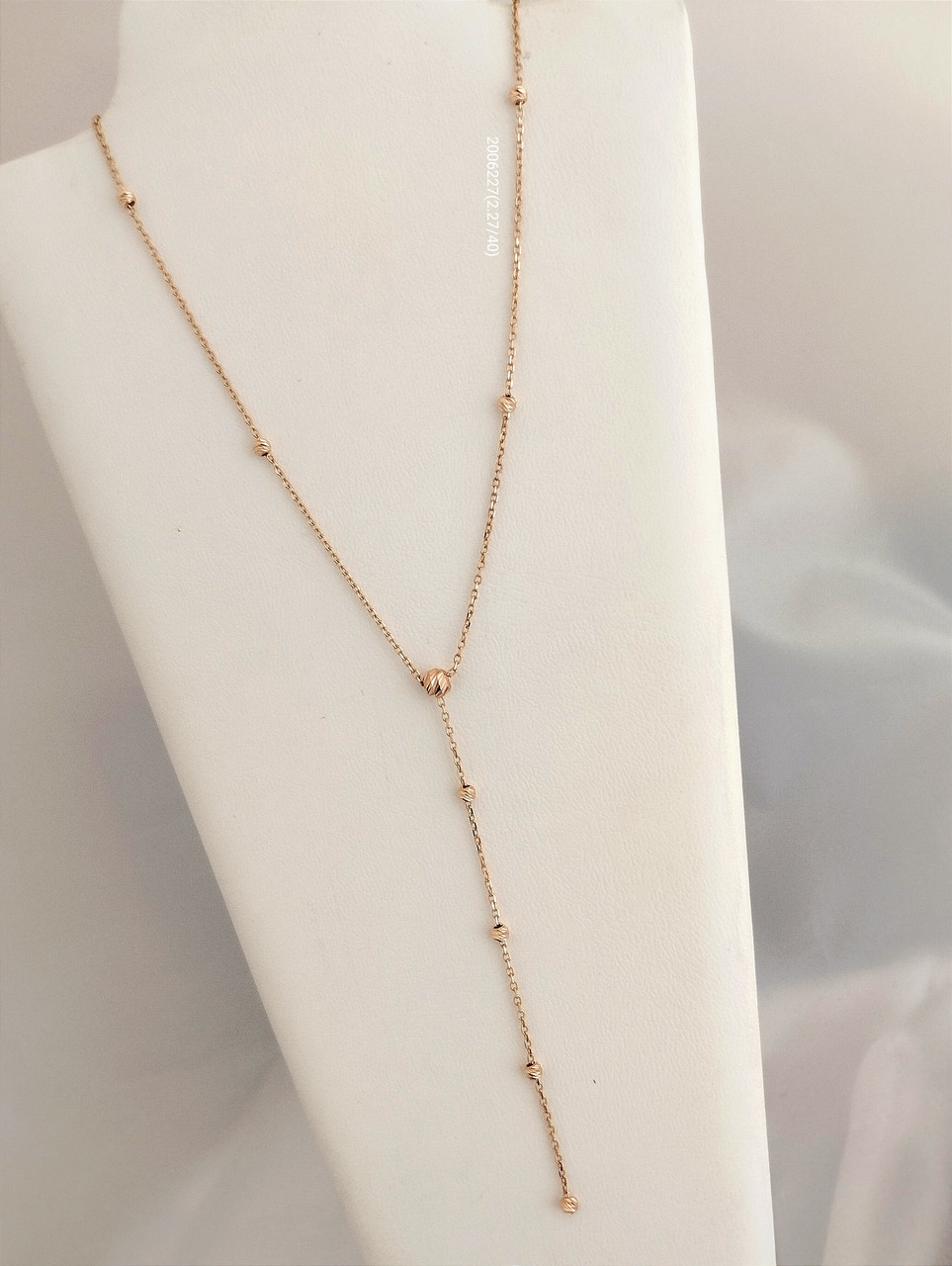 Золоте кольє з кульками Ukr-gold, фото 1