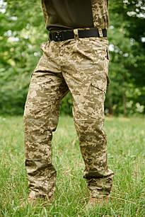 Тактичні армійські штани Sokil Combat 7 кишень, піксель, ріп-стоп