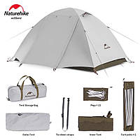 Намет Naturehike Yunchuan II UPF50 (2-х місний) 210T polyester CNK2300ZP024 білий