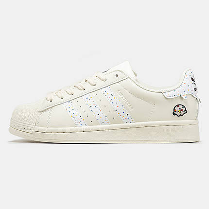 Жіночі Кросівки Adidas Superstar Beige / Адідас Суперстар Бежеві, фото 1