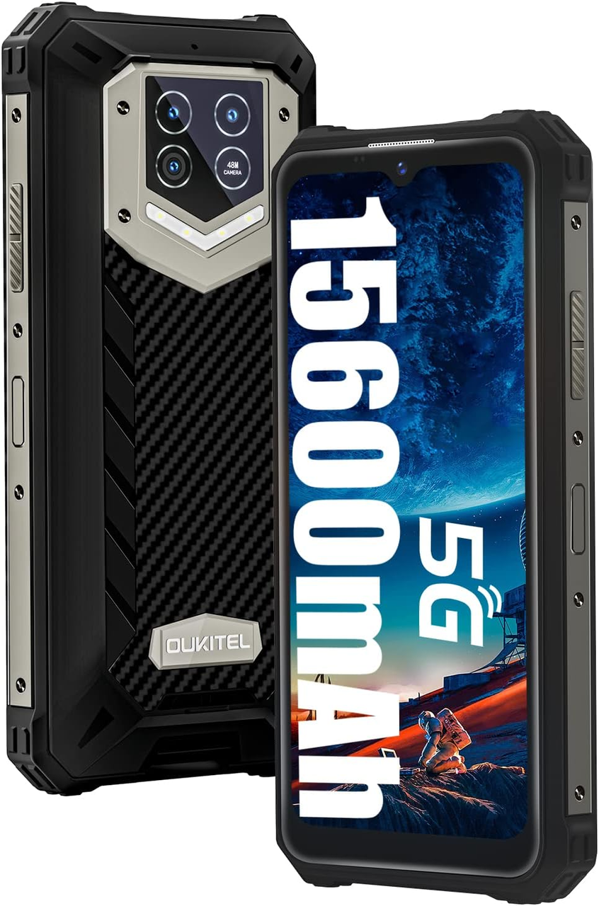 Захищений смартфон Oukitel WP15 5G NFC 8/128Gb 15600мАч MediaTek Dimensity 700