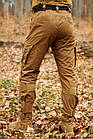 Тактичні, повсякденні, робочі карго штани Sokil Profi, койот, ріп-стоп, індивідуальний пошив, фото 2