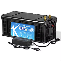 Акумулятор LiFePo4 12V 200Ah + зарядний пристрій