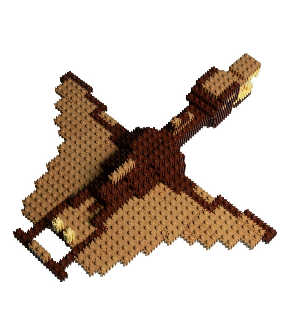 Конструктор піксельний Птеродактиль