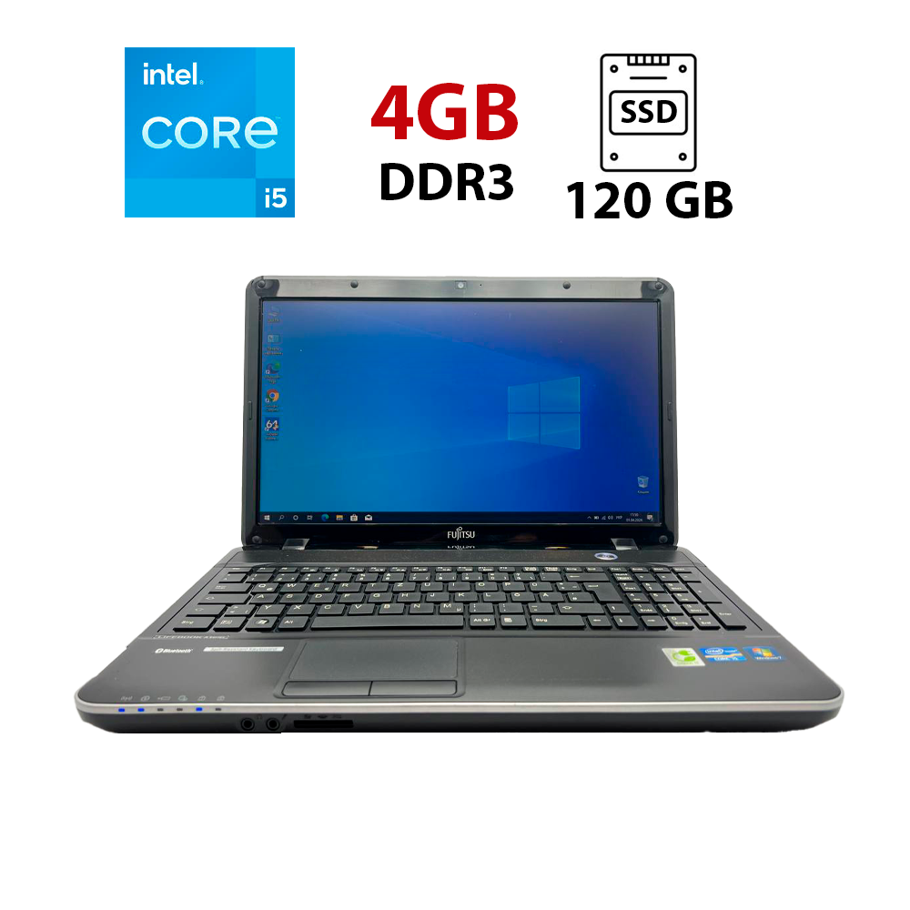 Ноутбук Fujitsu Lifebook AH531/ 15.6" (1366x768)/ Core i5-2410M/ 4 GB RAM/ 120 GB SSD/ HD 3000