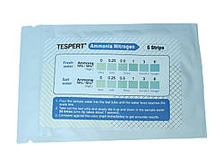 Тест-смужки для води Tespert: нітроген амонію 5 шт./пач. Англія