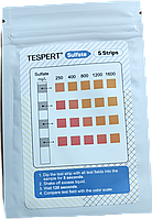 Тест-смужки для води Tespert: сульфати 5 шт./пач. Англія