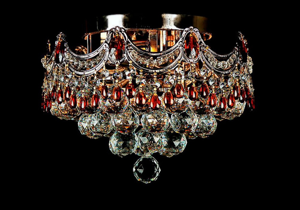 Кришталева стельова люстра L98095/310*210/3, фото 1