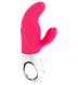 Вібратор для точки G і стимуляції клітора Fun Factory MISS BI малиновий, фото 3