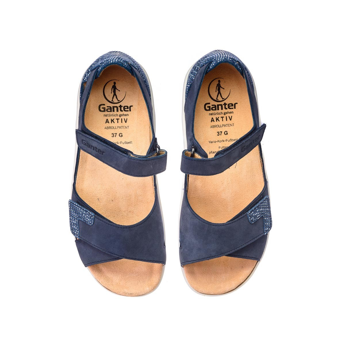Ортопедические сандалии женские Genda, Ganter синий 39