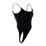 Жіноче Боді Nike W NK CHLL KNT CAMI BDYSUIT Чорний S (7dFN3658-010 S), фото 2