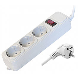 Подовжувач Greelite на 3 розетки 1.8 м SP3-1.8 White (4795)