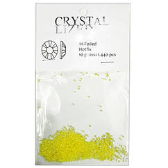 Блискітки Кришталеві Кристали Крихітка Pixie Жовті, Набір 1440 шт, для Нігтів.