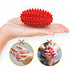 М'яч масажний огірок 4FIZJO Spike Bean 11.5 x 5 см Red (P-5905973400190), фото 7