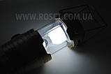 Туристичний ліхтар лампа із сонячною панеллю й USB — Solar Zoom Camping Lamp YD-3588 (чорний), фото 4
