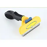 🐾Фурмінатор для собак FURmate великий з кнопкою 10 см, фото 7