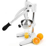 Ручна соковижималка для цитрусових Sana Citrus Press White, фото 8