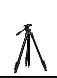 Професійний штатив для фотоапарата, смартфона та екшн камер Yunteng VCT-618 від 49 до 158 см, фото 3