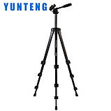 Професійний штатив для фотоапарата, смартфона та екшн камер Yunteng VCT-618 від 49 до 158 см, фото 6