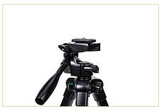 Професійний штатив для фотоапарата, смартфона та екшн камер Yunteng VCT-618 від 49 до 158 см, фото 5