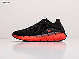 Кросівки чоловічі чорні з жовтогарячою підошвою текстильні 41 Reebok Zig Kinetica, фото 4