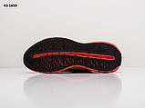 Кросівки чоловічі чорні з жовтогарячою підошвою текстильні 41 Reebok Zig Kinetica, фото 3