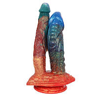 Фалоімітатор хентай для фістингу Tenacious Double Dildo Ambilight, цветной