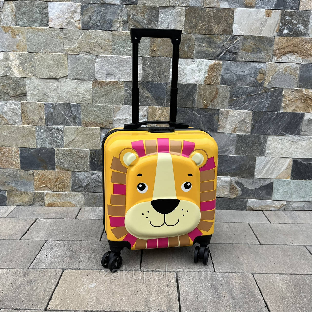 Дитяча дорожня валіза на колесах Ecarla WP02 Оранжевий, фото 1