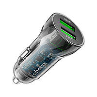 Автомобільний ЗП HOCO Z47 Transparent Discovery Edition Transparent (6931474782212)
