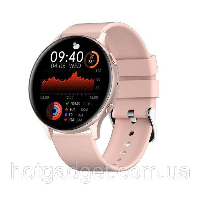 Смарт-годинник жіночий Lige MX15 Pink (розмов, тонометр, температура, пульсоксиметр)
