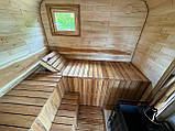 Дерев'яна мобільна Баня-Квадро квадро 4 метри "LNK", фото 5