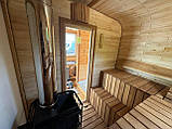 Дерев'яна мобільна Баня-Квадро квадро 4 метри "LNK", фото 4
