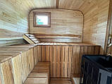 Дерев'яна мобільна Баня-Квадро квадро 4 метри "LNK", фото 9